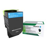 Lexmark X317, 71B20C0, Tóner Original, Cian Lexmark X317, 71B20C0, Tóner Original, Cian