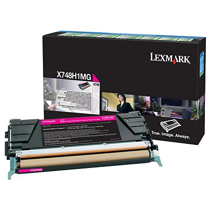 Lexmark X748H1MG, Tóner Original, Magenta