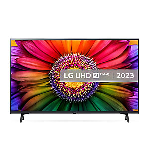 Lg UHD 43UR80006LJ.AEUD, 109,2 cm (43''), 3840 x 2160 Pixeles, 4K Ultra HD, Smart TV, Wifi, Negro