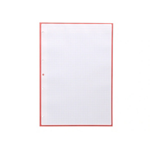 LIDERPAPEL Antartik Recambio, A4, 80 hojas, 90 gr. cuadriculado 5 mm, 4 taladros, 1 banda, marco color rosa LIDERPAPEL Antartik Recambio, A4, 80 hojas, 90 gr. cuadriculado 5 mm, 4 taladros, 1 banda, marco color rosa