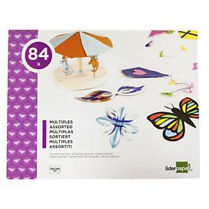 liderpapel Bloc trabajos manuales, múltiples papeles, 315 x 240 mm, colores surtidos liderpapel Bloc trabajos manuales, múltiples papeles, 315 x 240 mm, colores surtidos