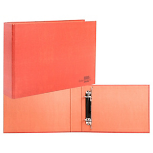 LIDERPAPEL Carpeta de 2 anillas 25 mm mixtas, cuarto, 4º, apaisado, cartón cuero, forrado, compresor plástico, marrón LIDERPAPEL Carpeta de 2 anillas 25 mm mixtas, cuarto, 4º, apaisado, cartón cuero, forrado, compresor plástico, marrón