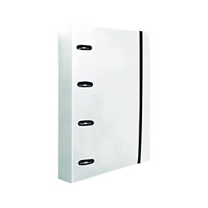 LIDERPAPEL Carpeta de 4 anillas 25 mm con recambio, A4, cuadricula 5 mm, 100 hojas, 80 gr, polipropileno, 40 mm transparente LIDERPAPEL Carpeta de 4 anillas 25 mm con recambio, A4, cuadricula 5 mm, 100 hojas, 80 gr, polipropileno, 40 mm transparente
