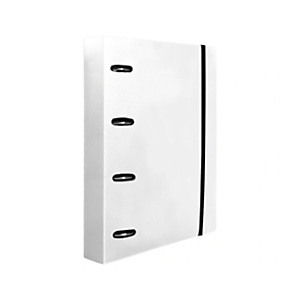 LIDERPAPEL Carpeta de 4 anillas 25 mm con recambio, A4, cuadricula 5 mm, 100 hojas, 80 gr, polipropileno, mixtas 25 mm transparente LIDERPAPEL Carpeta de 4 anillas 25 mm con recambio, A4, cuadricula 5 mm, 100 hojas, 80 gr, polipropileno, mixtas 25 mm transparente