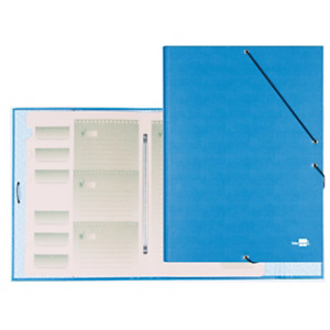LIDERPAPEL Carpeta clasificadora, Folio Prolongado, cartón forrado, 12 departamentos, Celeste LIDERPAPEL Carpeta clasificadora, Folio Prolongado, cartón forrado, 12 departamentos, Celeste