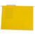 Liderpapel Carpeta colgante para cajón A4 lomo V amarillo - 1