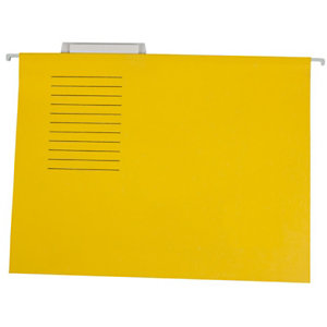 Liderpapel Carpeta colgante para cajón A4 lomo V amarillo