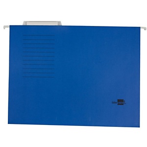 Liderpapel Carpeta colgante para cajón Folio lomo V azul Liderpapel Carpeta colgante para cajón Folio lomo V azul