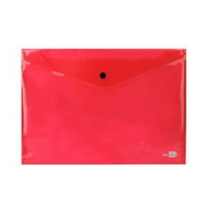 LIDERPAPEL Carpeta dossier con broche 34040 polipropileno, A4 roja transparente 50 hojas LIDERPAPEL Carpeta dossier con broche 34040 polipropileno, A4 roja transparente 50 hojas