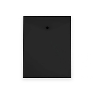 LIDERPAPEL Carpeta dossier con broche, polipropileno, A4 formato vertical, con fuelle, negro opaco LIDERPAPEL Carpeta dossier con broche, polipropileno, A4 formato vertical, con fuelle, negro opaco
