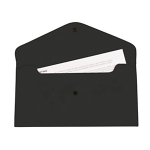 LIDERPAPEL Carpeta dossier con broche polipropileno, tamano sobre americano 260 x 140 mm negro opaco LIDERPAPEL Carpeta dossier con broche polipropileno, tamano sobre americano 260 x 140 mm negro opaco