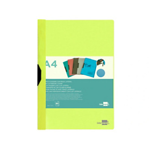 LIDERPAPEL Carpeta dossier pinza, lateral, polipropileno, A4, amarillo Fluor opaco 30 hojas, pinza deslizante LIDERPAPEL Carpeta dossier pinza, lateral, polipropileno, A4, amarillo Fluor opaco 30 hojas, pinza deslizante