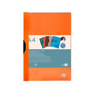 LIDERPAPEL Carpeta dossier pinza, lateral, polipropileno, A4, Naranja Fluor opaco 30 hojas, pinza deslizante LIDERPAPEL Carpeta dossier pinza, lateral, polipropileno, A4, Naranja Fluor opaco 30 hojas, pinza deslizante