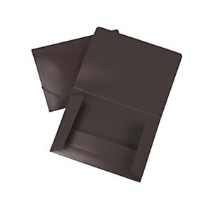 LIDERPAPEL Carpeta portadocumentos, solapas, polipropileno A3, Negro opaco, lomo flexible LIDERPAPEL Carpeta portadocumentos, solapas, polipropileno A3, Negro opaco, lomo flexible