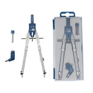 LIDERPAPEL Compás, micrometrico con bigotera rapida y adaptador LIDERPAPEL Compás, micrometrico con bigotera rapida y adaptador