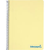 liderpapel Cuaderno, A4, cuadriculado, 120 hojas, cubierta polipropileno, amarillo liderpapel Cuaderno, A4, cuadriculado, 120 hojas, cubierta polipropileno, amarillo