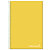 liderpapel Cuaderno, A4, cuadriculado, 140 hojas, cubierta dura cartón forrado con papel estucado mate, amarillo - 1