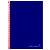 liderpapel Cuaderno, A4, cuadriculado, 140 hojas, cubierta dura cartón forrado con papel estucado mate, azul marino - 1