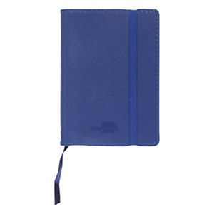 LIDERPAPEL Cuaderno, Libreta, simil piel, A5 120 hojas, 70g/m2, cuadrIculado 4 x 4 mm, sin margen, azul LIDERPAPEL Cuaderno, Libreta, simil piel, A5 120 hojas, 70g/m2, cuadrIculado 4 x 4 mm, sin margen, azul