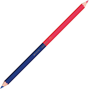liderpapel Lápiz bicolor azul-rojo, trazo fino