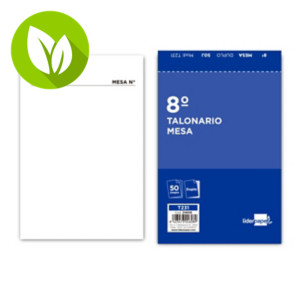 LIDERPAPEL Talonario preimpreso en castellano, Camarero 8º, octavo, original y copia T231 papel Autocopiante LIDERPAPEL Talonario preimpreso en castellano, Camarero 8º, octavo, original y copia T231 papel Autocopiante