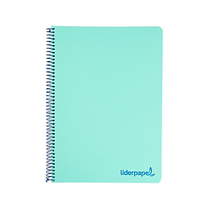 LIDERPAPEL Wonder Cuaderno, espiral, A5, tapa de plástico, 80 hojas, 90gr, Pauta estrecha 2,5 mm, con margen, colores surtidos LIDERPAPEL Wonder Cuaderno, espiral, A5, tapa de plástico, 80 hojas, 90gr, Pauta estrecha 2,5 mm, con margen, colores surtidos