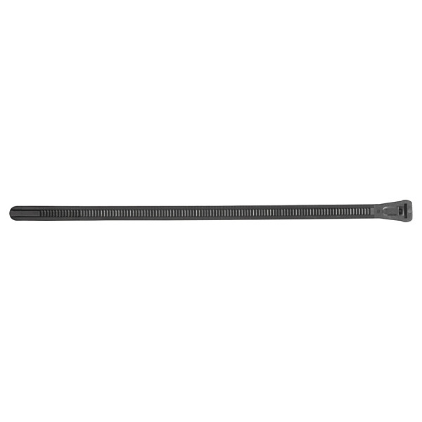 Lien réutilisable noir 200 x 7,6 mm - 1
