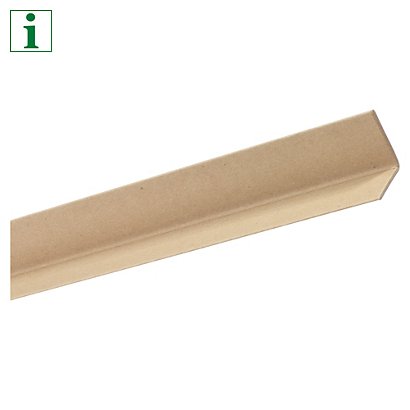 Light duty cardboard edge protectors, 35x35x1500mm, pack of 40 - 1
