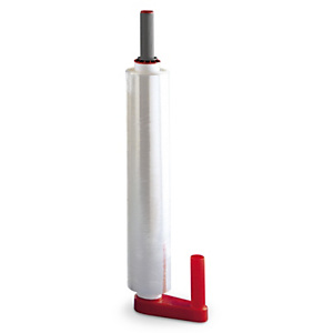 Light plastic, hand-held stretch film dispenser Light plastic, hand-held stretch film dispenser