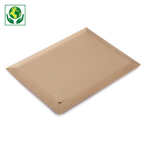 Lightbag - bruna kuvert av kartong