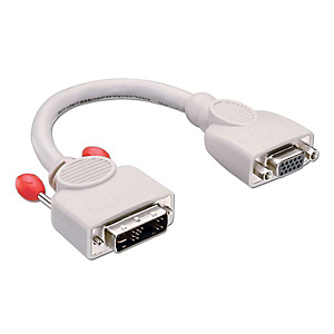 Lindy, Adattatori, Adattatore dvi a vga 0 2m, 41222-LND Lindy, Adattatori, Adattatore dvi a vga 0 2m, 41222-LND