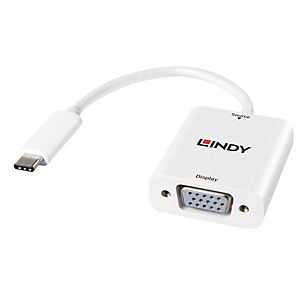 Lindy, Adattatori, Adattatore usb 3.1 tipo c a vga, 43242 Lindy, Adattatori, Adattatore usb 3.1 tipo c a vga, 43242
