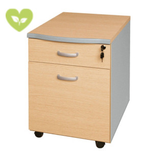 Linea Avantis Cassettiera portacartelle su ruote, 2 cassetti, 45 x 54 x 63 cm, Acero/Argento Linea Avantis Cassettiera portacartelle su ruote, 2 cassetti, 45 x 54 x 63 cm, Acero/Argento