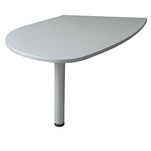 Linea Avantis Penisola 180 gradi, 108,5 x 118 cm, Grigio alluminio Linea Avantis Penisola 180 gradi, 108,5 x 118 cm, Grigio alluminio
