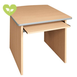 Linea Avantis Portacomputer con pianetto portatastiera estraibile, 80 x 85 x 72 cm, Acero/Argento Linea Avantis Portacomputer con pianetto portatastiera estraibile, 80 x 85 x 72 cm, Acero/Argento