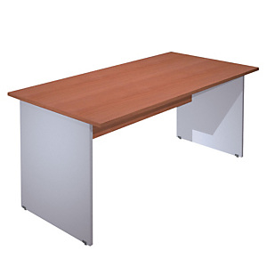 Linea Concept Scrivania operativa, 120 x 80 x 72 cm, Ciliegio/Grigio metallizzato Linea Concept Scrivania operativa, 120 x 80 x 72 cm, Ciliegio/Grigio metallizzato