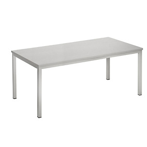 Linea Cook Tavolo mensa, 160 x 80 x 72, Rovere Bianco Linea Cook Tavolo mensa, 160 x 80 x 72, Rovere Bianco