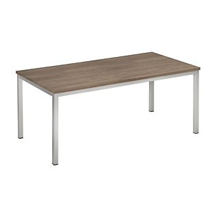 Linea Cook Tavolo mensa, 160 x 80 x 72, Rovere Gessato Linea Cook Tavolo mensa, 160 x 80 x 72, Rovere Gessato