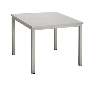 Linea Cook Tavolo mensa, 80 x 80 x 72, Rovere Bianco Linea Cook Tavolo mensa, 80 x 80 x 72, Rovere Bianco