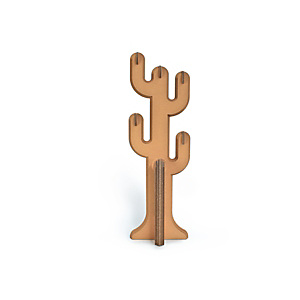 Linea EcoDesign Appendiabiti a cactus in cartone Ginepro, 50 x 36 x 162 cm, Avana Linea EcoDesign Appendiabiti a cactus in cartone Ginepro, 50 x 36 x 162 cm, Avana
