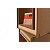 Linea EcoDesign Espositore in cartone Platano, Bifacciale a singolo vano, 50 x 35 x 50 cm, Avana - 3