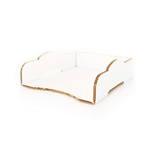 Linea EcoDesign Portadocumenti in cartone Ginger, 35 x 24 x 9 cm, Bianco Linea EcoDesign Portadocumenti in cartone Ginger, 35 x 24 x 9 cm, Bianco