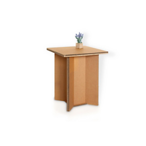 Linea EcoDesign Tavolino quadrato in cartone Sequoia, 75 x 75 x 72 cm, Avana Linea EcoDesign Tavolino quadrato in cartone Sequoia, 75 x 75 x 72 cm, Avana