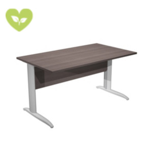 Linea Elite Scrivania operativa, 160 x 80 x 72 cm, Piano Frassino Graphite, Gambe metalliche Effetto Cromato Linea Elite Scrivania operativa, 160 x 80 x 72 cm, Piano Frassino Graphite, Gambe metalliche Effetto Cromato