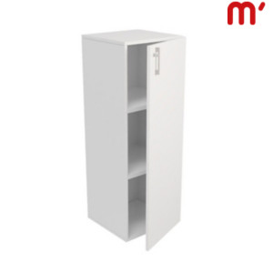 Linea Essenza e Pure Mobile medio, 1 anta battente a destra, 45 x 45 x 127 cm, Struttura Bianca, Anta Bianca Linea Essenza e Pure Mobile medio, 1 anta battente a destra, 45 x 45 x 127 cm, Struttura Bianca, Anta Bianca