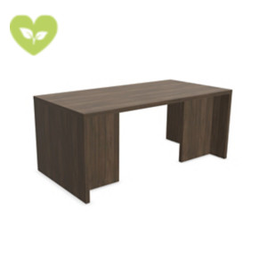 Linea Essenza Scrivania direzionale, 180 x 90 x 76 cm, Piano e Fianchi melaminico Noce Canaletto Linea Essenza Scrivania direzionale, 180 x 90 x 76 cm, Piano e Fianchi melaminico Noce Canaletto
