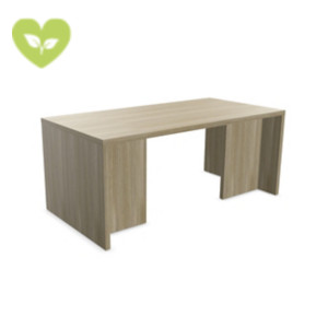 Linea Essenza Scrivania direzionale, 180 x 90 x 76 cm, Piano e Fianchi melaminico Rovere Linea Essenza Scrivania direzionale, 180 x 90 x 76 cm, Piano e Fianchi melaminico Rovere