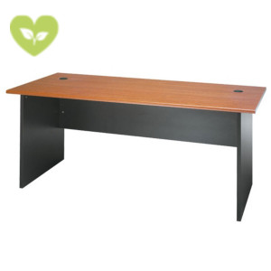 Linea Exclusive Scrivania operativa, 160 x 80 x 72 cm, Piano Ciliegio, Fianchi melaminico Antracite Linea Exclusive Scrivania operativa, 160 x 80 x 72 cm, Piano Ciliegio, Fianchi melaminico Antracite