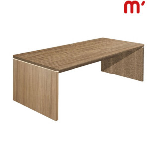 Linea Executive Scrivania direzionale, 210 x 90 x 74 cm, Piano e Fianchi melaminico Noce Castagno Linea Executive Scrivania direzionale, 210 x 90 x 74 cm, Piano e Fianchi melaminico Noce Castagno