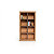 Linea in cartone EcoDesign Libreria modulare Tulipano, 8 vani, 88 x 33 x 163 h, in cartone, Avana - 1